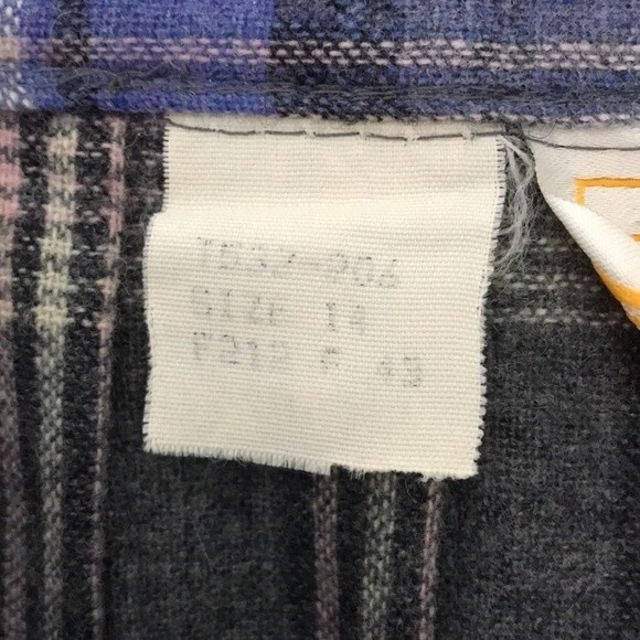 Vtg Pendleton ladies 100% wool pleated skirt size 14 modest sustainable - Picture 11 of 12